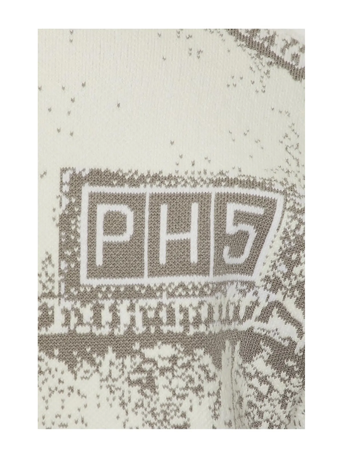 PH5 HANA DENIM PRINT OVERSIZED ジャケット - Grey,White. - 画像5