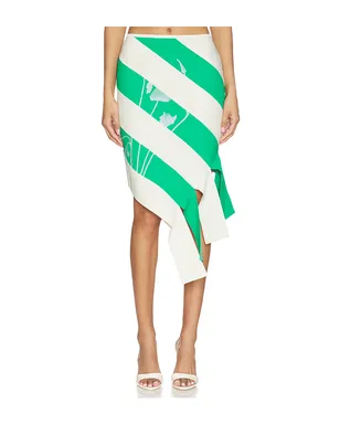 PH5 HESPER UV REACTIVE MIDI スカート - Green,Beige. - サムネイル1