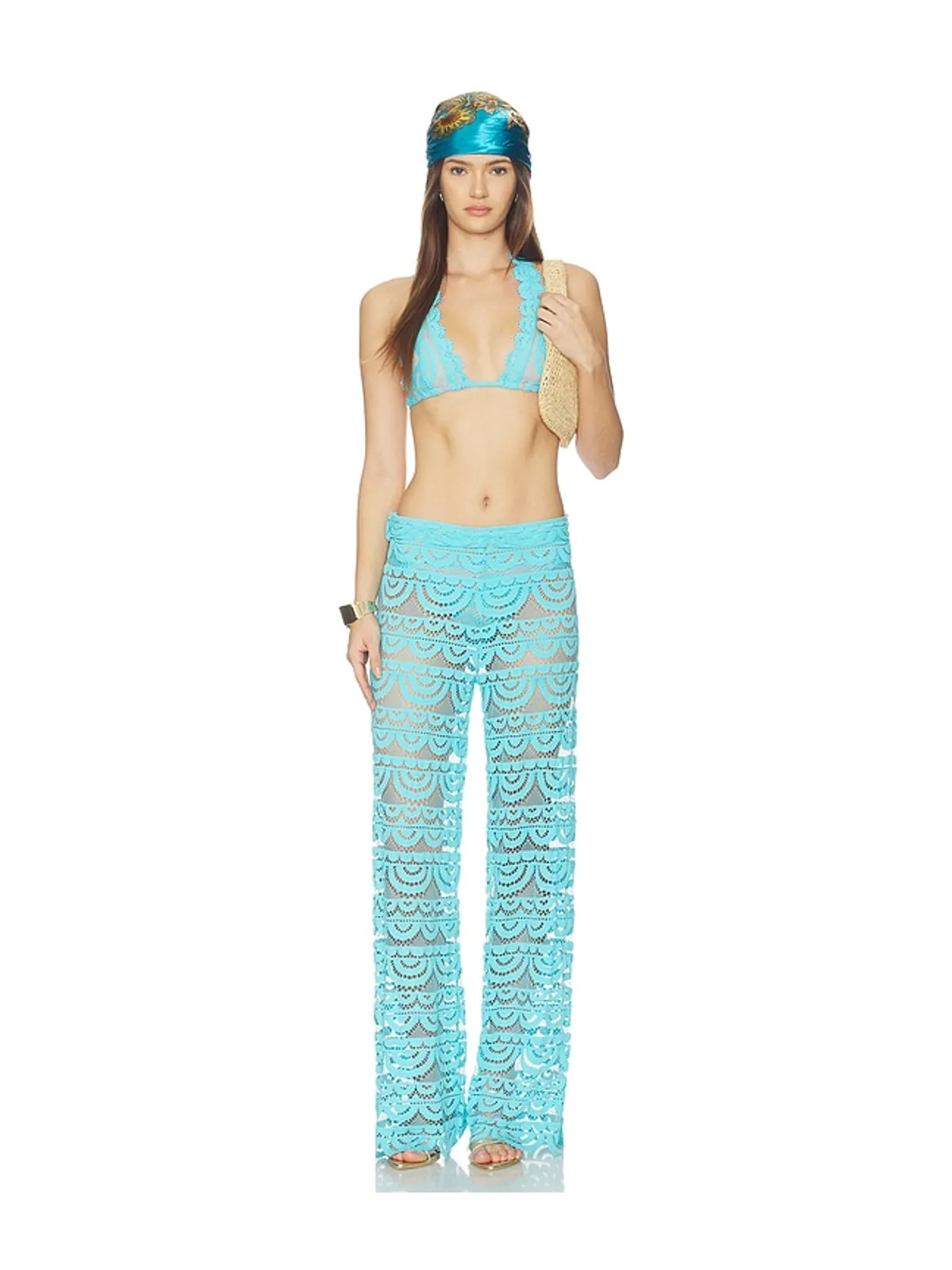 PQ HIGH WAIST LACE PANT ハイウエスト レースパンツ - 画像5