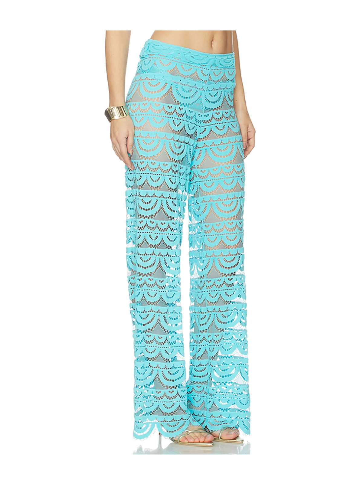PQ HIGH WAIST LACE PANT ハイウエスト レースパンツ - 画像2