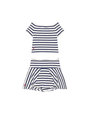 Polo Ralph Lauren シャツ＆スカートのセット - Navy,White. - サムネイル1