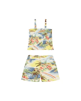 Polo Ralph Lauren トップスとショートパンツセット - Blue,Yellow. - サムネイル1