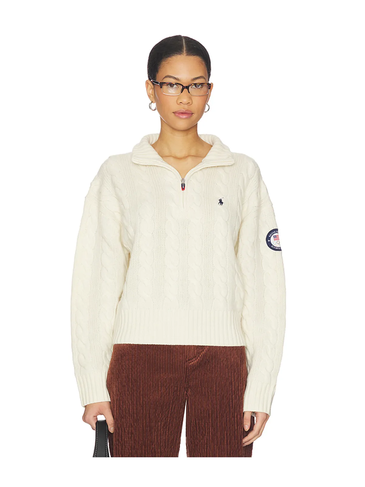 Polo Ralph Lauren ウールカシミヤハーフジップセーター - 画像1