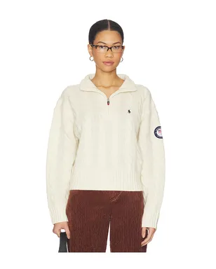 Polo Ralph Lauren ウールカシミヤハーフジップセーター - サムネイル1