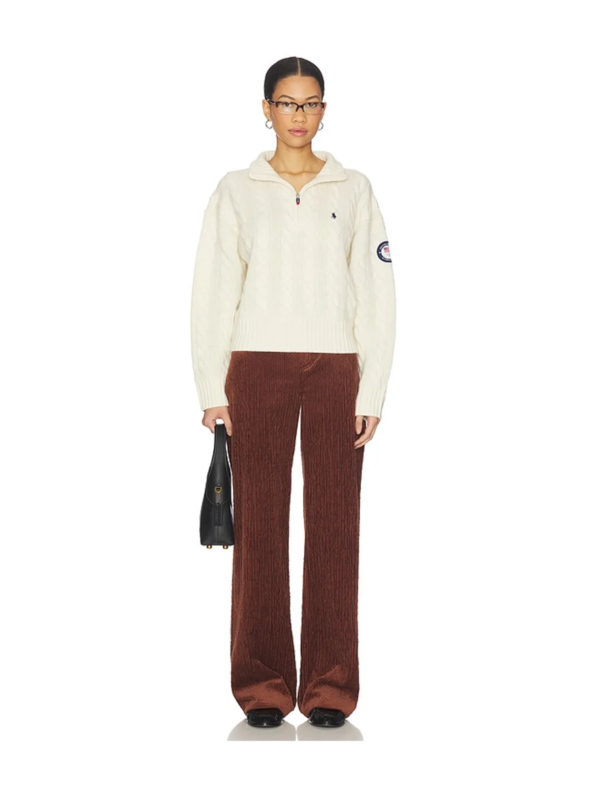 Polo Ralph Lauren ウールカシミヤハーフジップセーター - 画像4