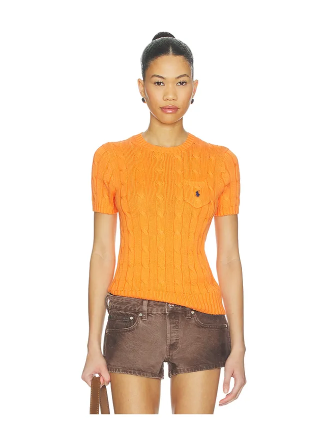 Polo Ralph Lauren Polo Ralph Lauren コットン半袖プルオーバーセーターの商品画像