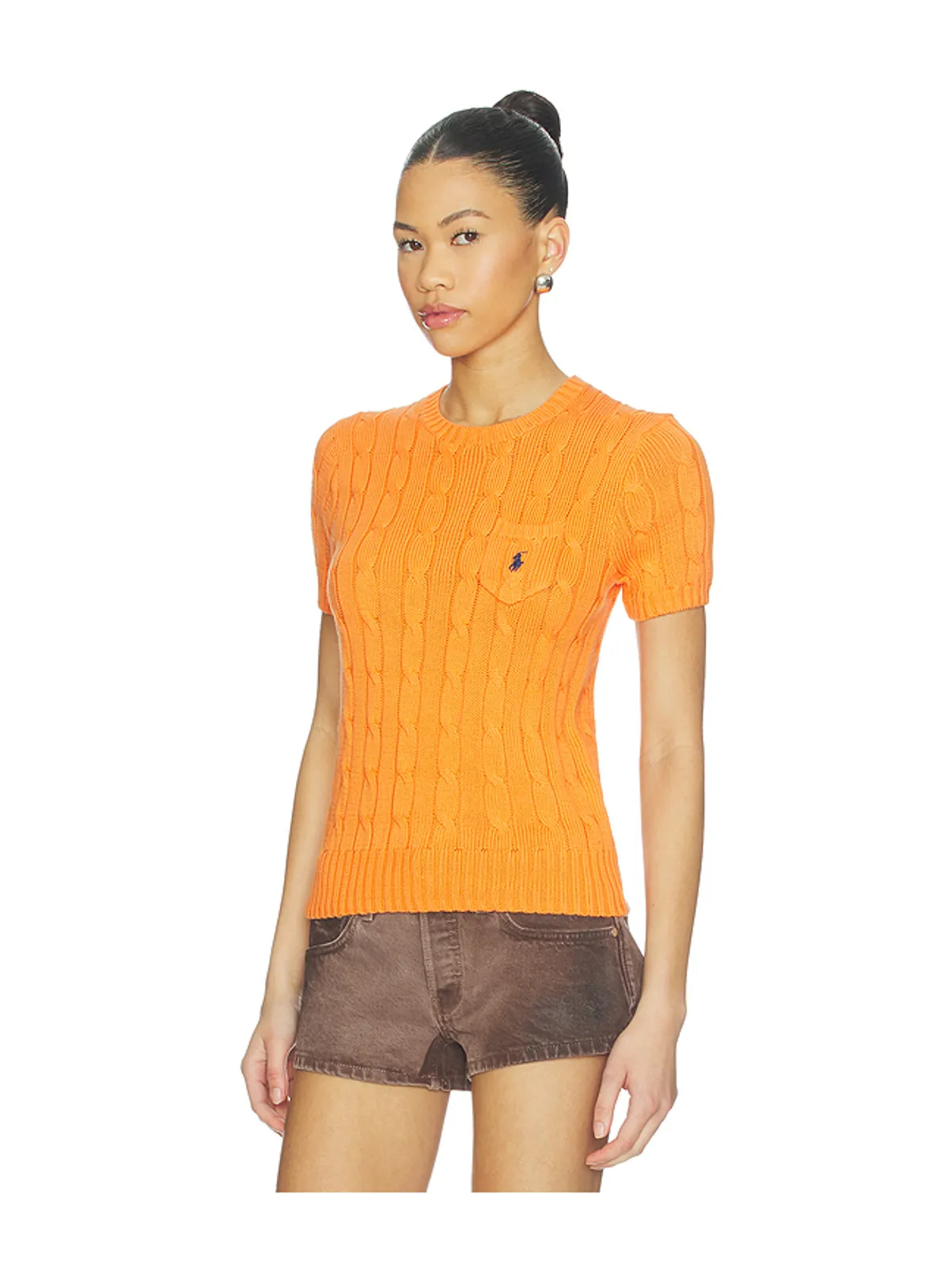 Polo Ralph Lauren コットン半袖プルオーバーセーター - 画像2