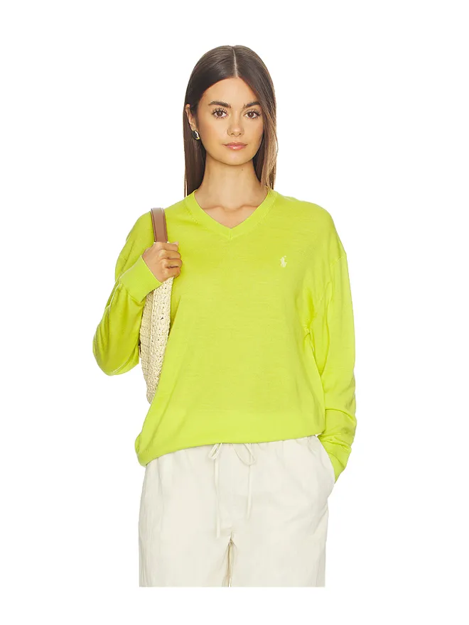 Polo Ralph Lauren Polo Ralph Lauren メリノウールVネックセーターの商品画像