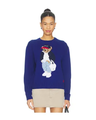 Polo Ralph Lauren コットンベアクルーネックプルオーバーセーター - サムネイル1