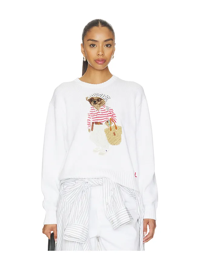 Polo Ralph Lauren Polo Ralph Lauren コットンベア クルーネック プルオーバーセーターの商品画像