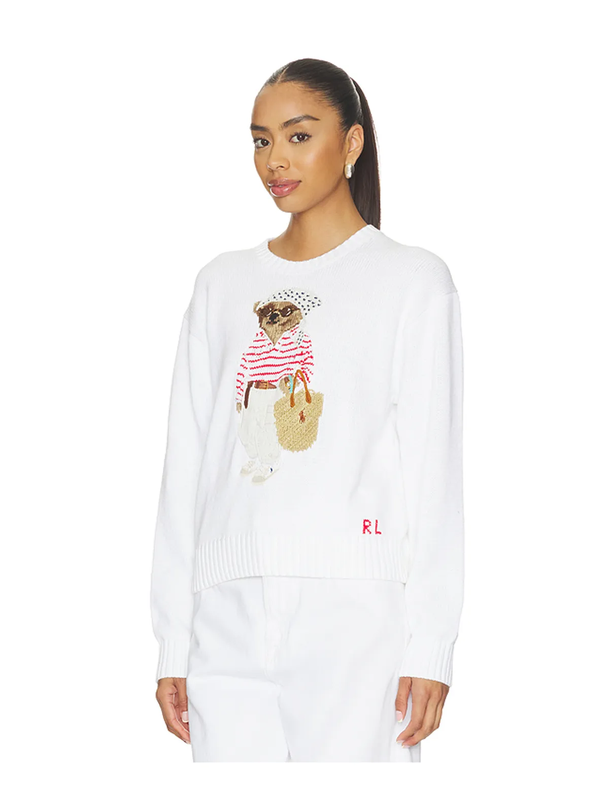 Polo Ralph Lauren コットンベア クルーネック プルオーバーセーター - 画像2