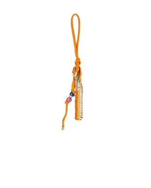 Polo Ralph Lauren レザーバッグチャーム（小） - Beige,Orange. - サムネイル2