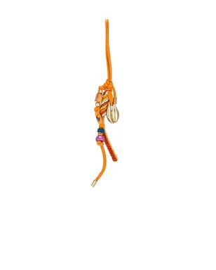 Polo Ralph Lauren レザーバッグチャーム（小） - Beige,Orange. - サムネイル3