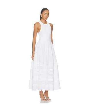Polo Ralph Lauren Voile Crew Neck Fit & Flare Dress - サムネイル1