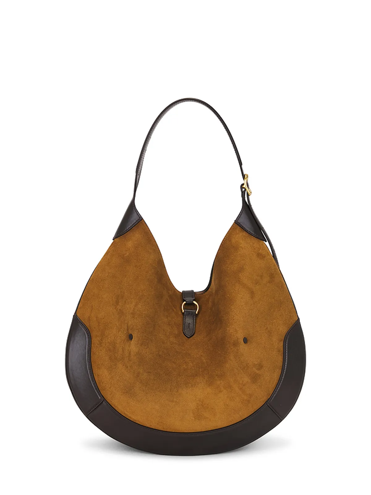 Polo Ralph Lauren Suede & Leather Medium Shoulder Bag - 画像2