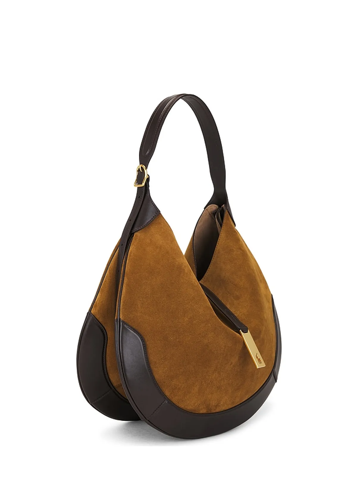 Polo Ralph Lauren Suede & Leather Medium Shoulder Bag - 画像3