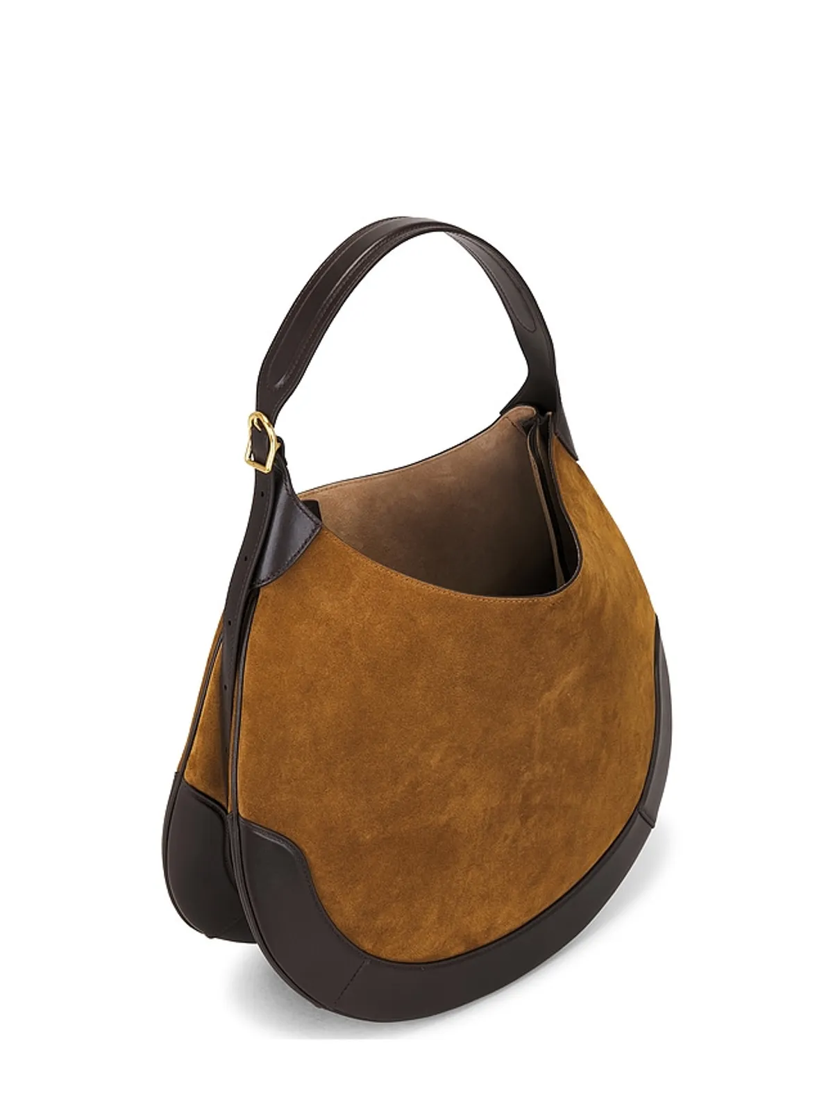Polo Ralph Lauren Suede & Leather Medium Shoulder Bag - 画像4