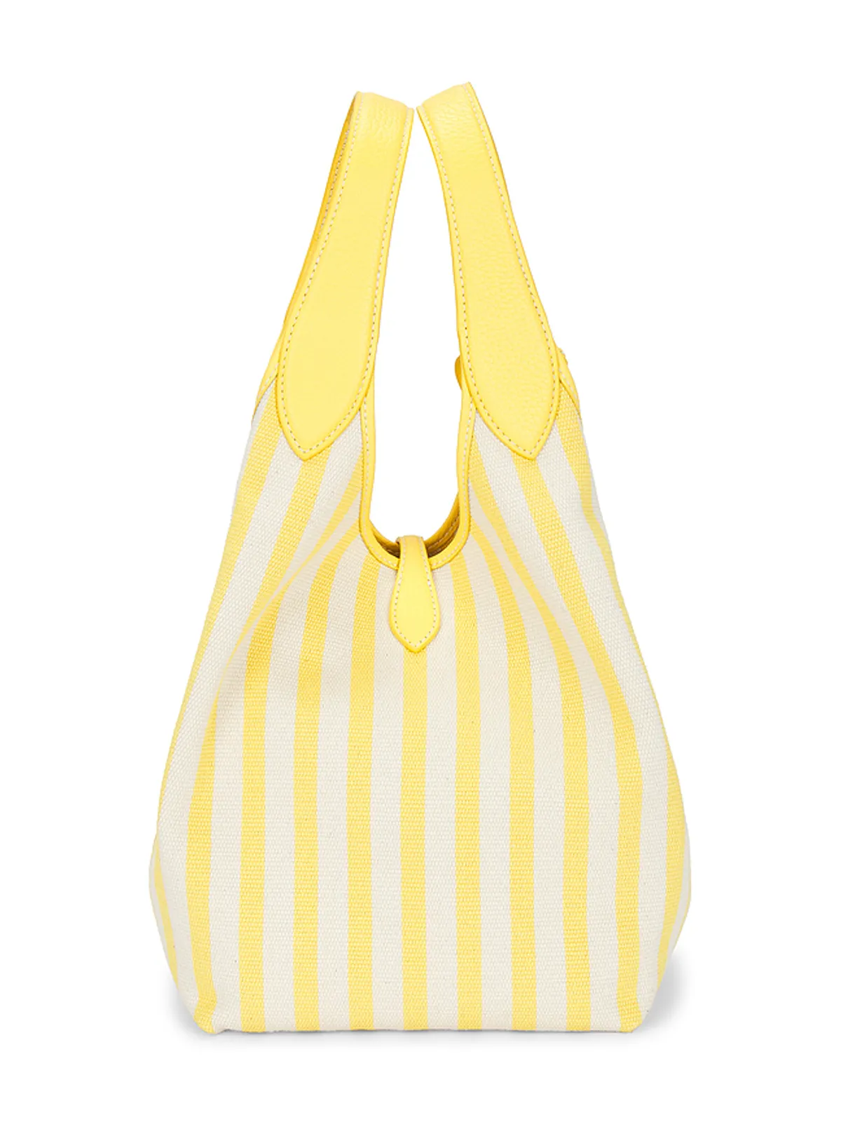 Polo Ralph Lauren ストライプ ポロキャンバス ミディアムトートバッグ - Yellow,White. - 画像2