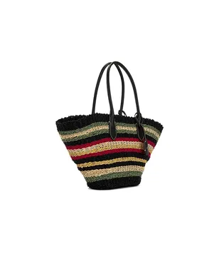Polo Ralph Lauren TWIST RAFFIA トートバッグ - サムネイル3