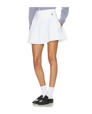 Polo Ralph Lauren Poplin Mini A Line Skirt - サムネイル3
