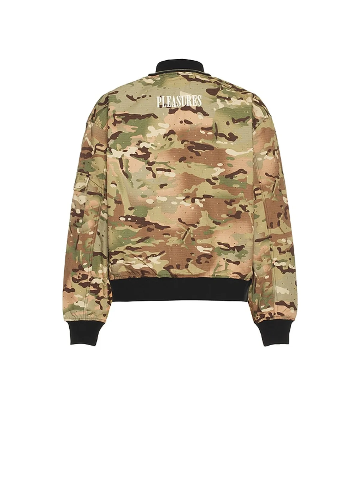 Pleasures GEM CAMO ボンバー - Green,Orange. - 画像6