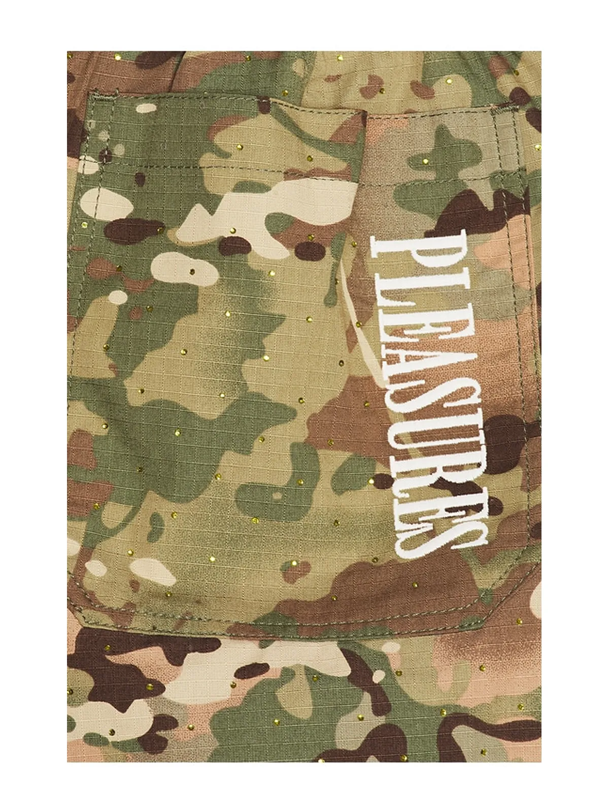 Pleasures GEM CAMO ワイドパンツ - 画像6
