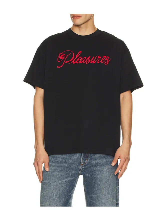 Pleasures Pleasures Tシャツ - Black,Red.の商品画像