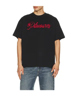 Pleasures Tシャツ - Black,Red. - サムネイル1