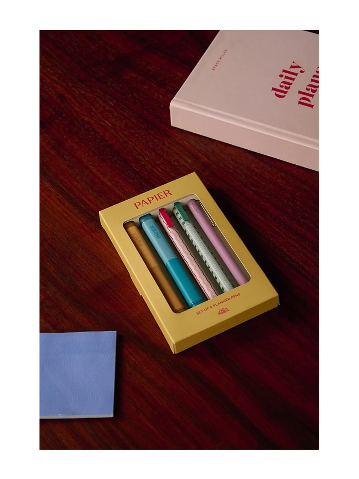 Papier IMAGINATION MIXED PEN & HIGHLIGHTER SET OF 5 イマジネーション ミックスペン＆ハイライター 5本セット - 画像6