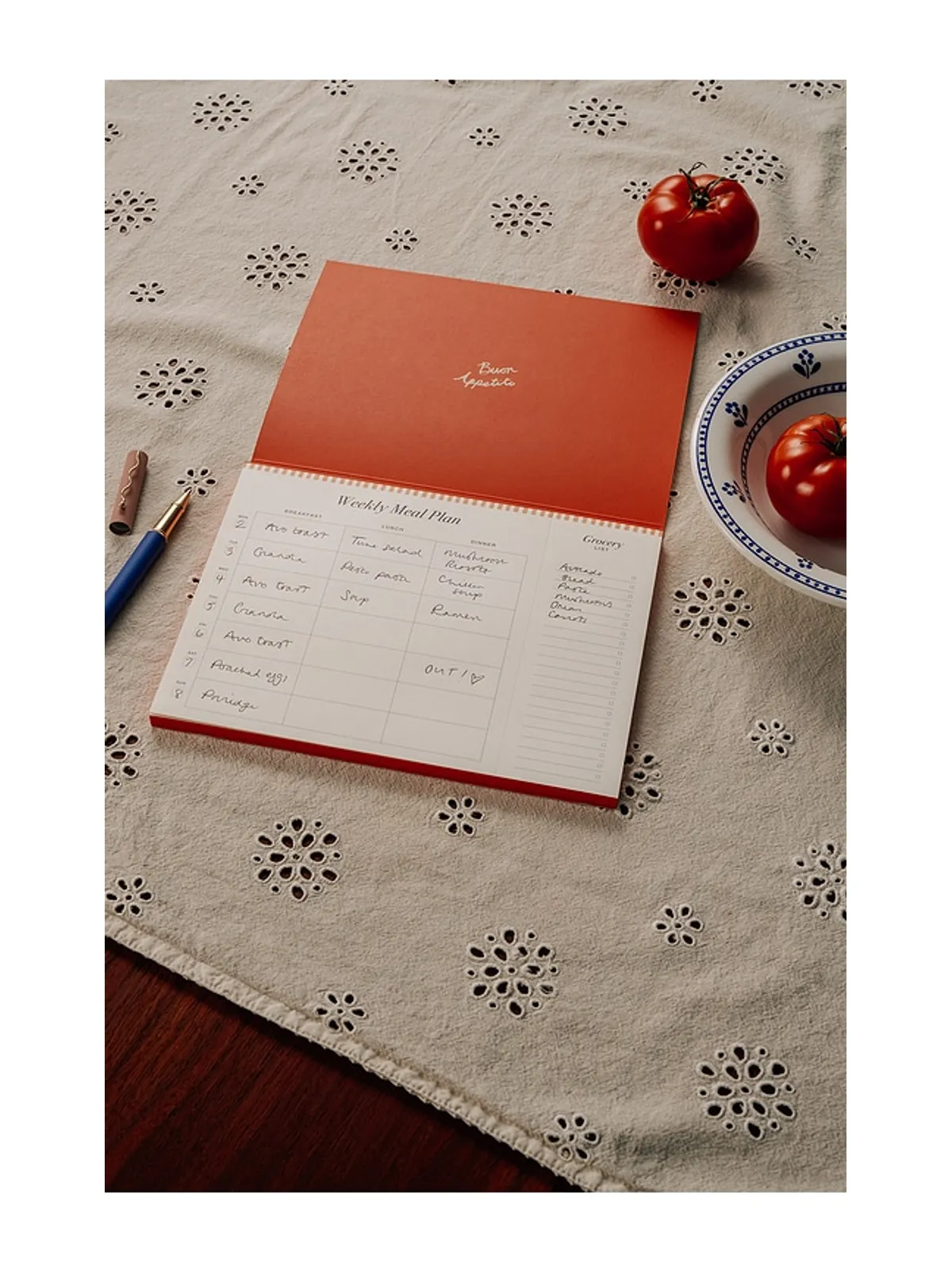 Papier LA DOLCE VITA MEAL PLANNER LA DOLCE VITA ミールプランナー - 画像4