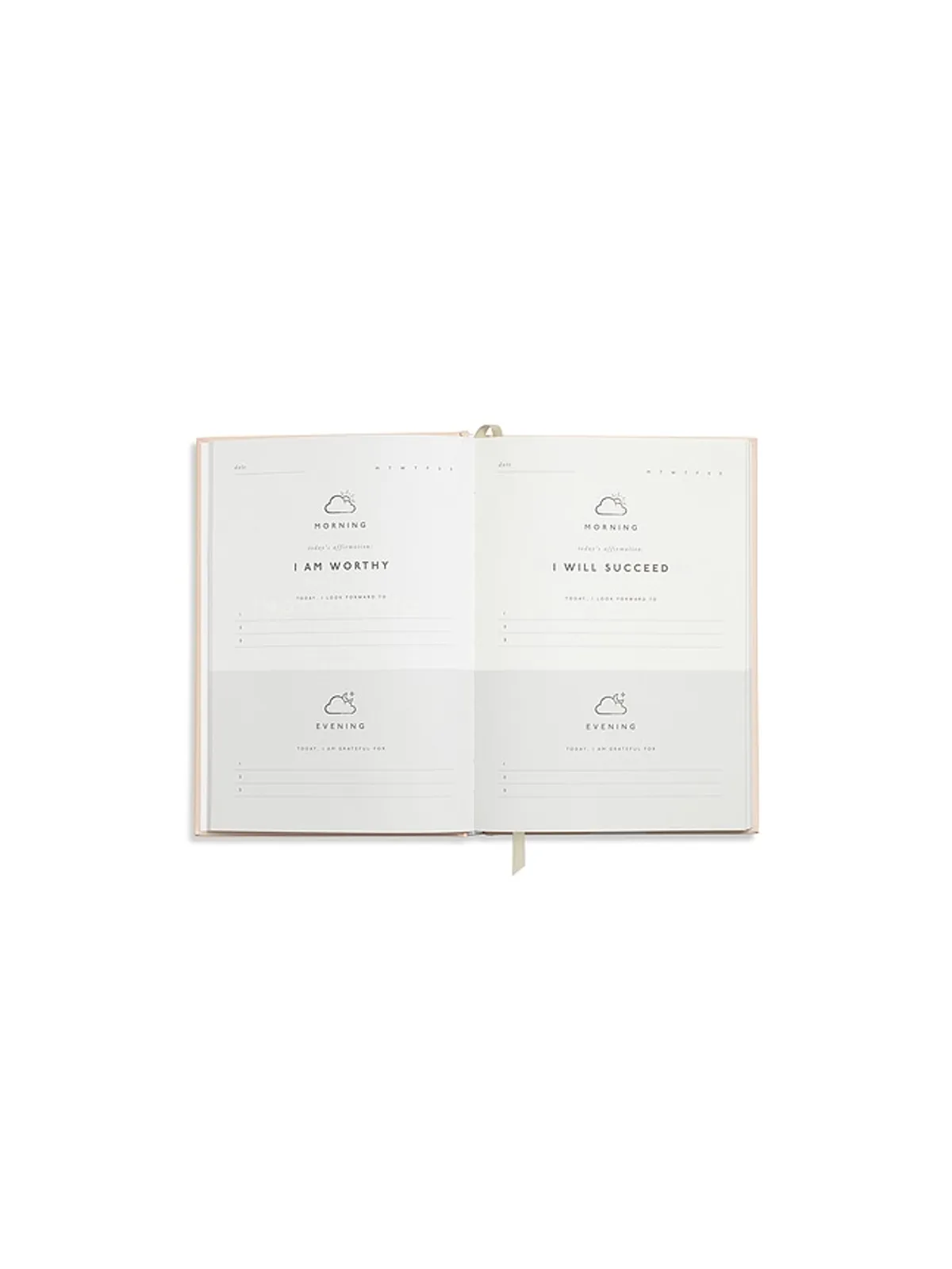 Papier STAY GROUNDED HARDCOVER GRATITUDE JOURNAL STAY GROUNDED ハードカバー感謝日記 - 画像4