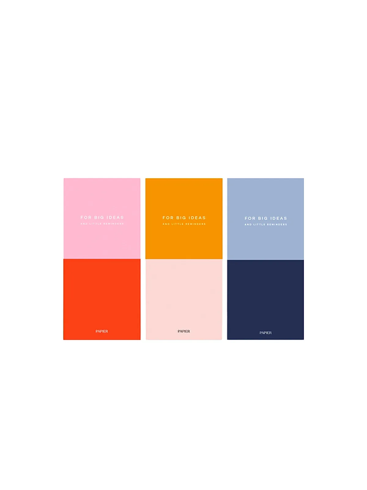 Papier COLOURBLOCK LIST NOTEPADS カラーブロックリストメモパッド - 画像1