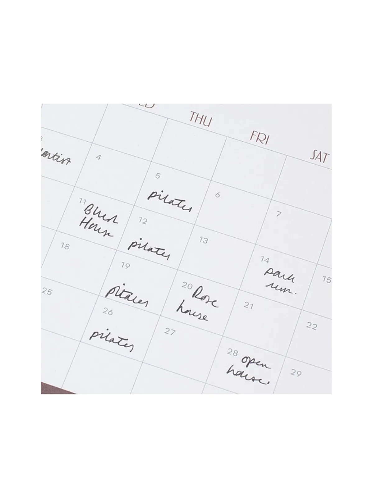 Papier MODERN TYPE DESK CALENDAR モダンタイプデスクカレンダー - 画像3