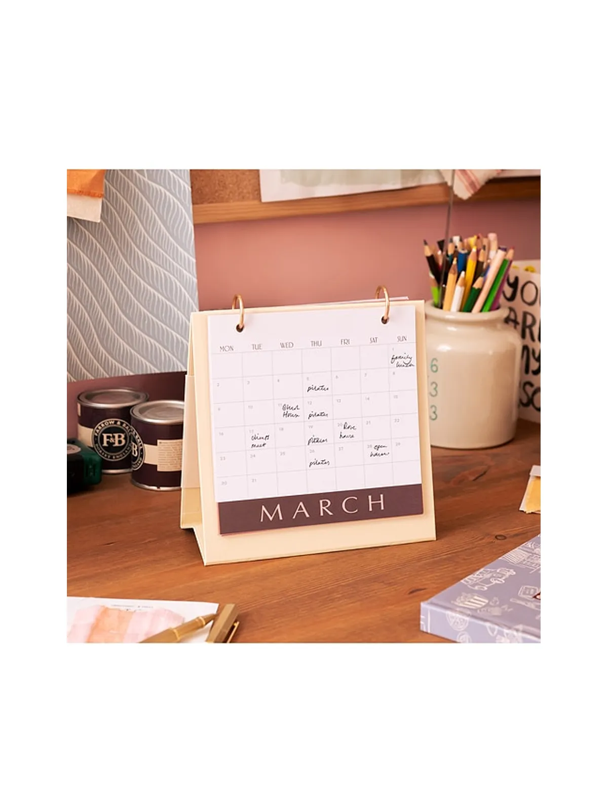Papier MODERN TYPE DESK CALENDAR モダンタイプデスクカレンダー - 画像4
