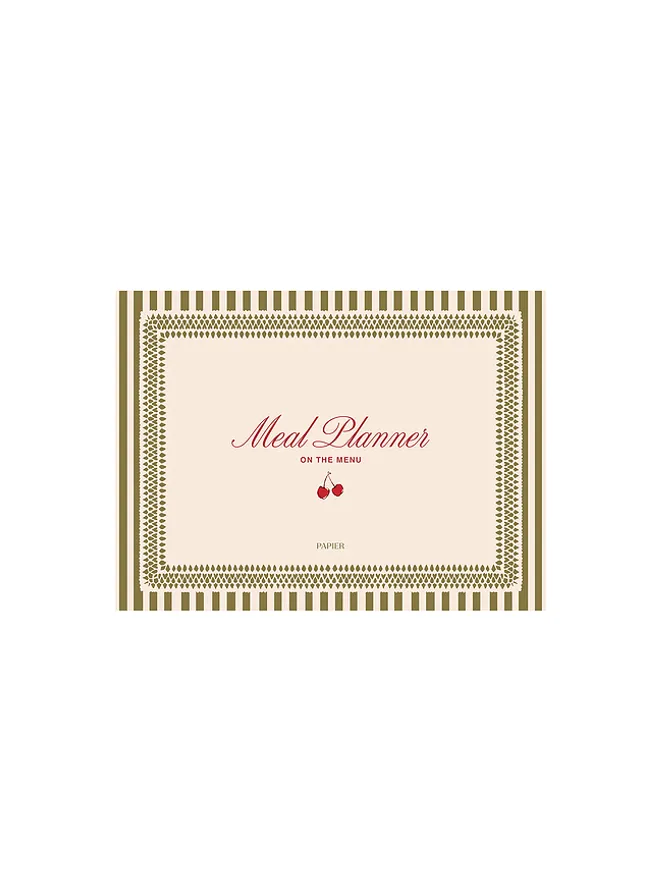 Papier Papier CHERRY MEAL PLANNER チェリーミールプランナーの商品画像