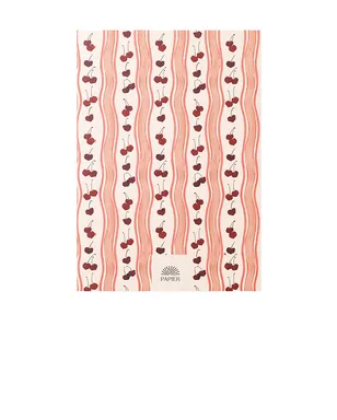 Papier CHERRY WAVE SOFT COVER LINED NOTEBOOK チェリーウェーブ ソフトカバー 罫線入りノート - サムネイル2