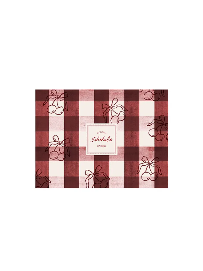 Papier Papier PICNIC PRODUCTIVITY MONTHLY PLANNING PAD ピクニップロダクティビティ 月間プランニングパッドの商品画像