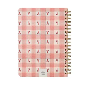 Papier LOBSTER GINGHAM SPIRAL RECIPE JOURNAL ロブスターギンガムスパイラルレシピジャーナル - サムネイル2