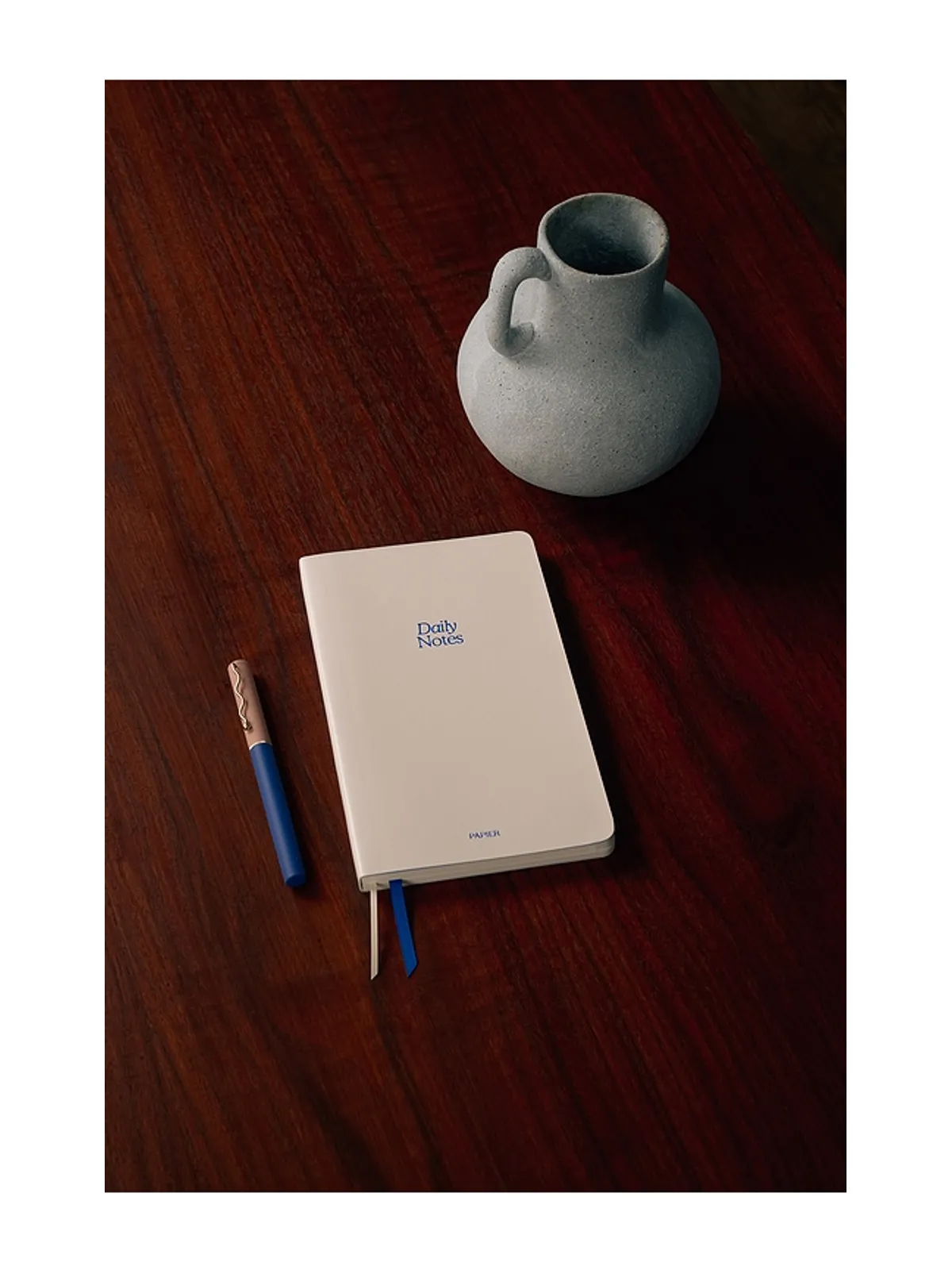 Papier DAILY NOTES SOFT FAUX LEATHER LINED NOTEBOOK デイリーノーツ ソフトフェイクレザー 罫線入りノート - 画像4