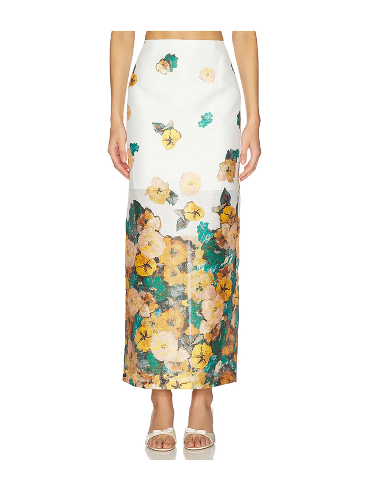 Prabal Gurung DRESS スカート - White,Orange. - 画像1