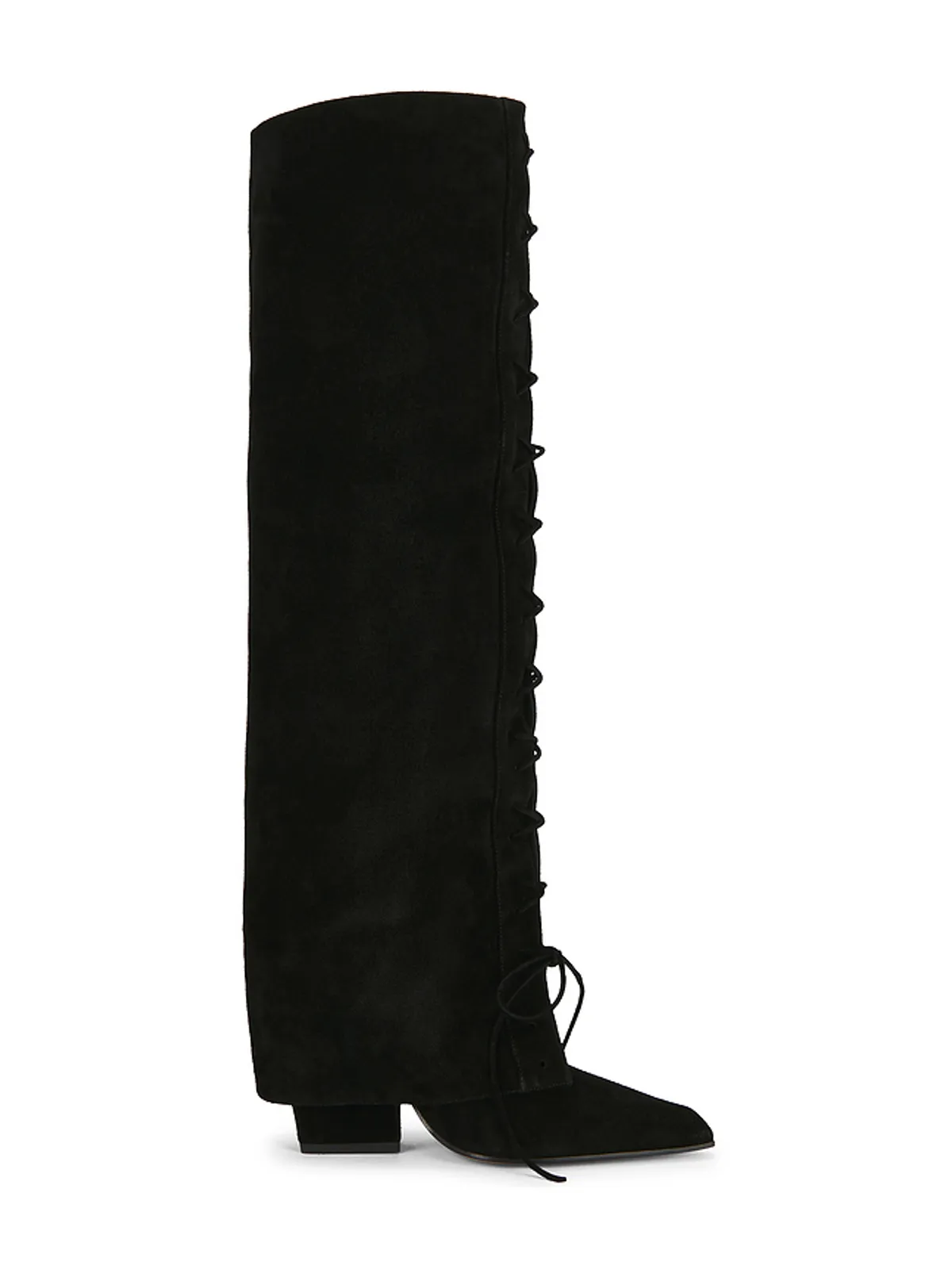 Paris Texas JANE FOLD OVER LACE UP 100 ブーツ - 画像1