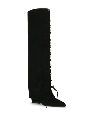 Paris Texas JANE FOLD OVER LACE UP 100 ブーツ - サムネイル2