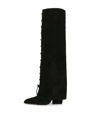Paris Texas JANE FOLD OVER LACE UP 100 ブーツ - サムネイル5