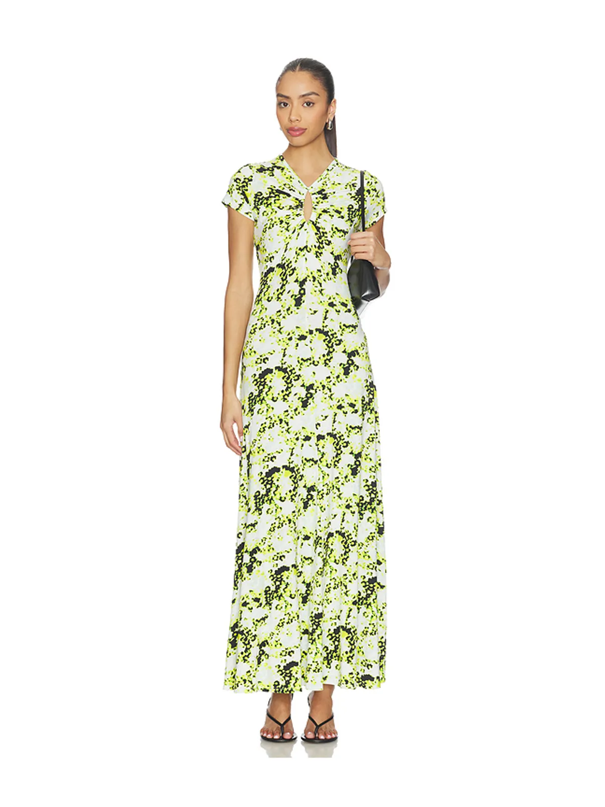 Proenza Schouler White Label NOELANI ドレス - Yellow,Green. - 画像1