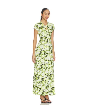 Proenza Schouler White Label NOELANI ドレス - Yellow,Green. - サムネイル2
