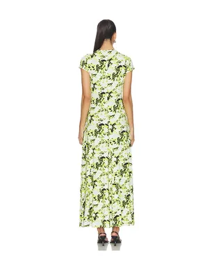 Proenza Schouler White Label NOELANI ドレス - Yellow,Green. - サムネイル3
