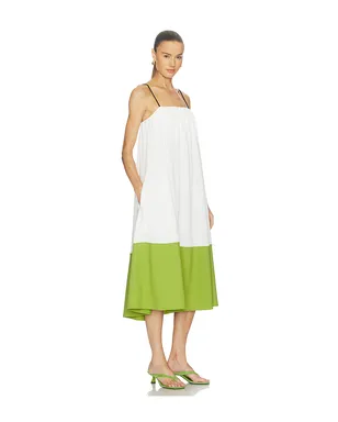 Proenza Schouler White Label SARIA ドレス - White,Green. - サムネイル2