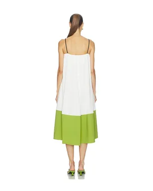 Proenza Schouler White Label SARIA ドレス - White,Green. - サムネイル3