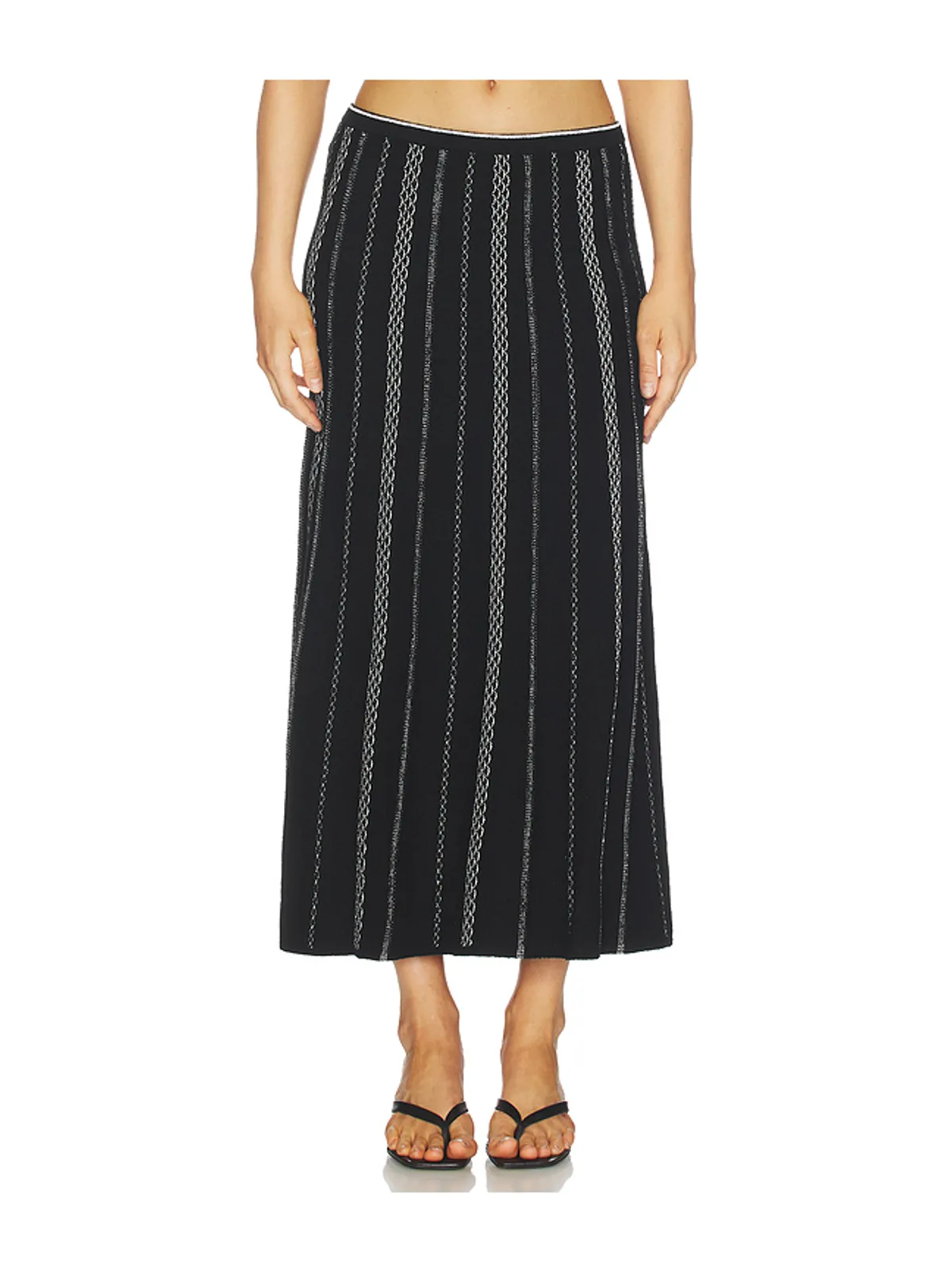 Proenza Schouler White Label MORENA スカート - Black,White. - 画像1
