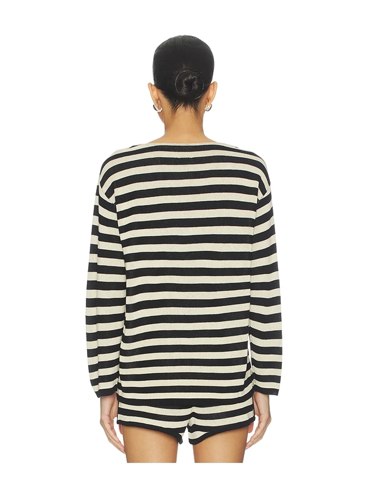 Posse MILES 長袖トップ - Black,White. - 画像3